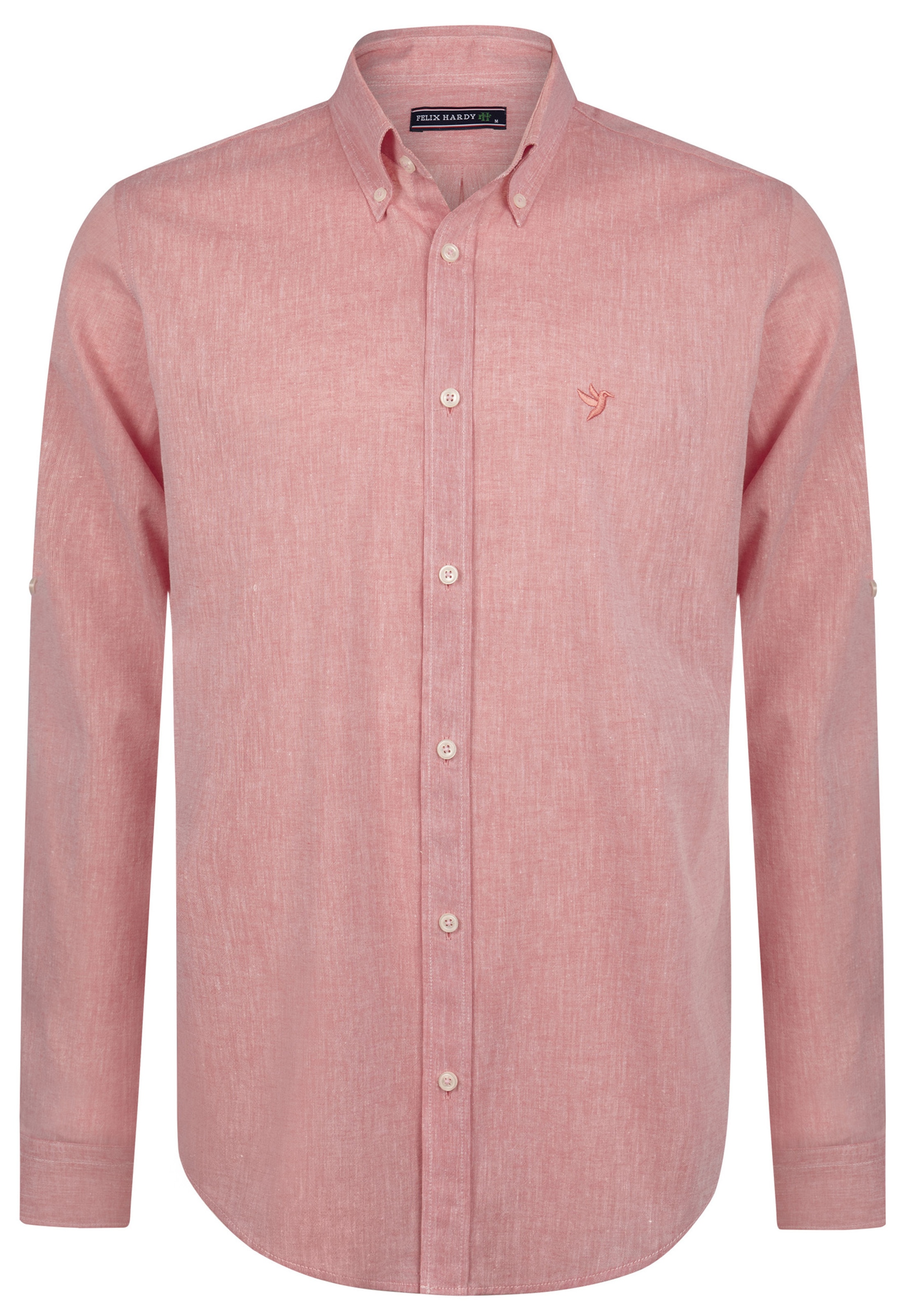Felix Hardy Regular fit Button Up Shirt in Red: front