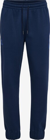 Hummel Tapered Workout Pants 'ACTIVE' in Blue: front