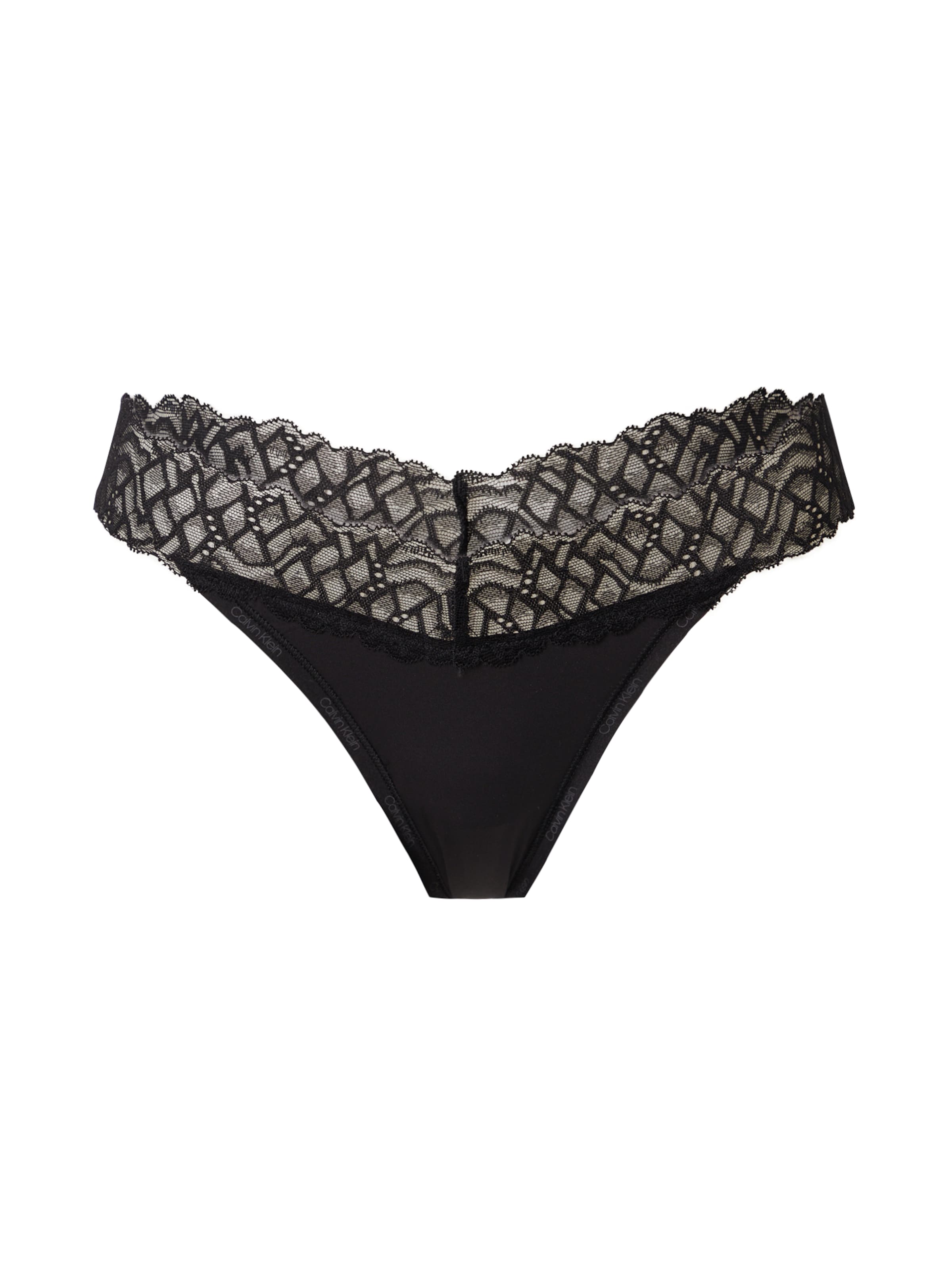 Calvin Klein Underwear String &#x27;Attraction&#x27; in Zwart: voorkant