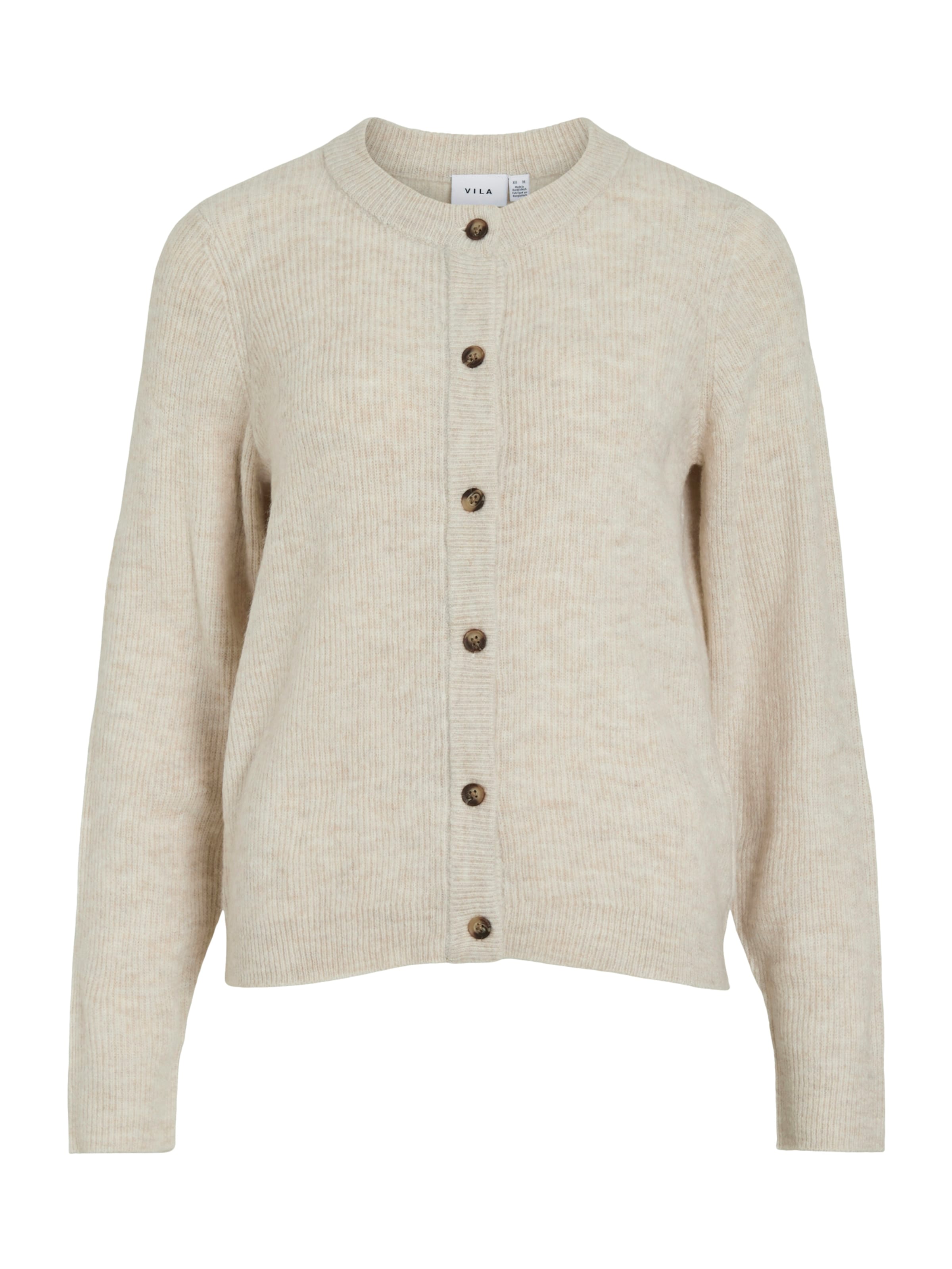 VILA Pletena jopa | bež barva: sprednja stran