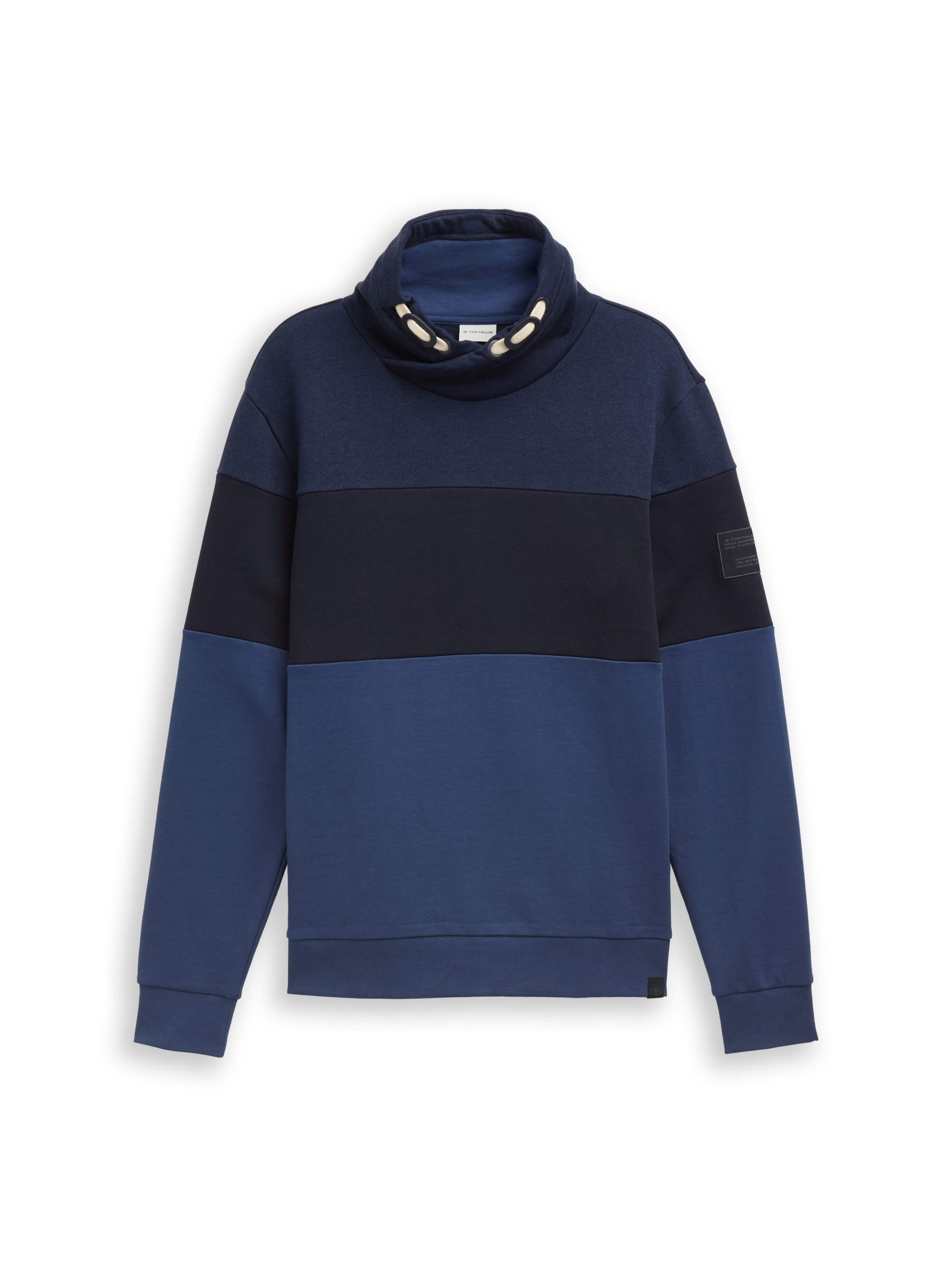TOM TAILOR Sweatshirt in Blue: front