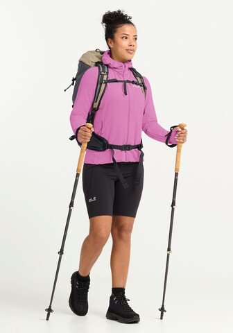 JACK WOLFSKIN Funktionsfleecejacke 'Litestride' in Lila