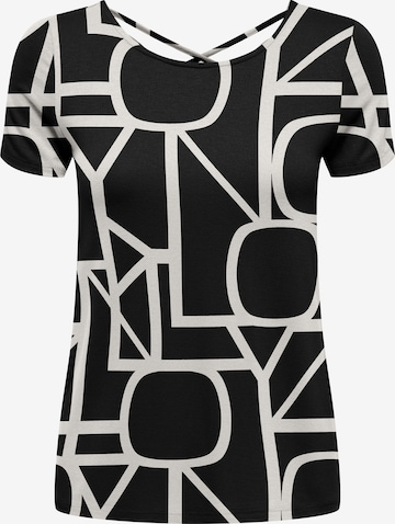 ONLY Majica 'ONLBERA' | črna barva: sprednja stran