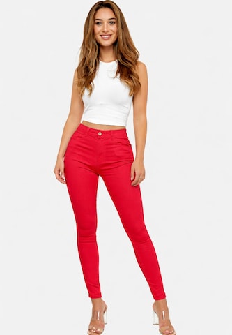 Elara Jeans in Rood
