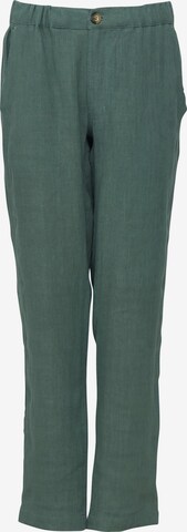 mazine Pants ' Littlefield Linen ' in Green: front