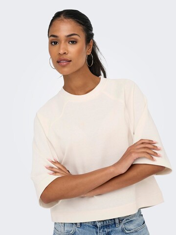 ONLY Sportief sweatshirt in Wit