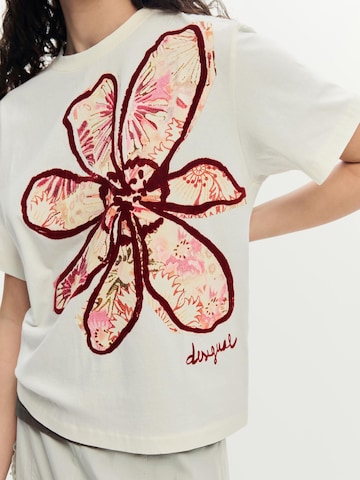 Desigual Shirt 'Floral' in Wit