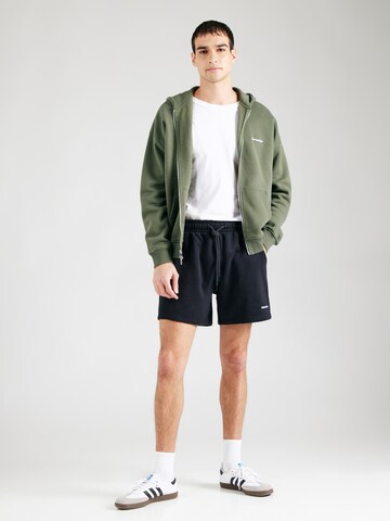 juoda Abercrombie & Fitch Laisvas Kelnės