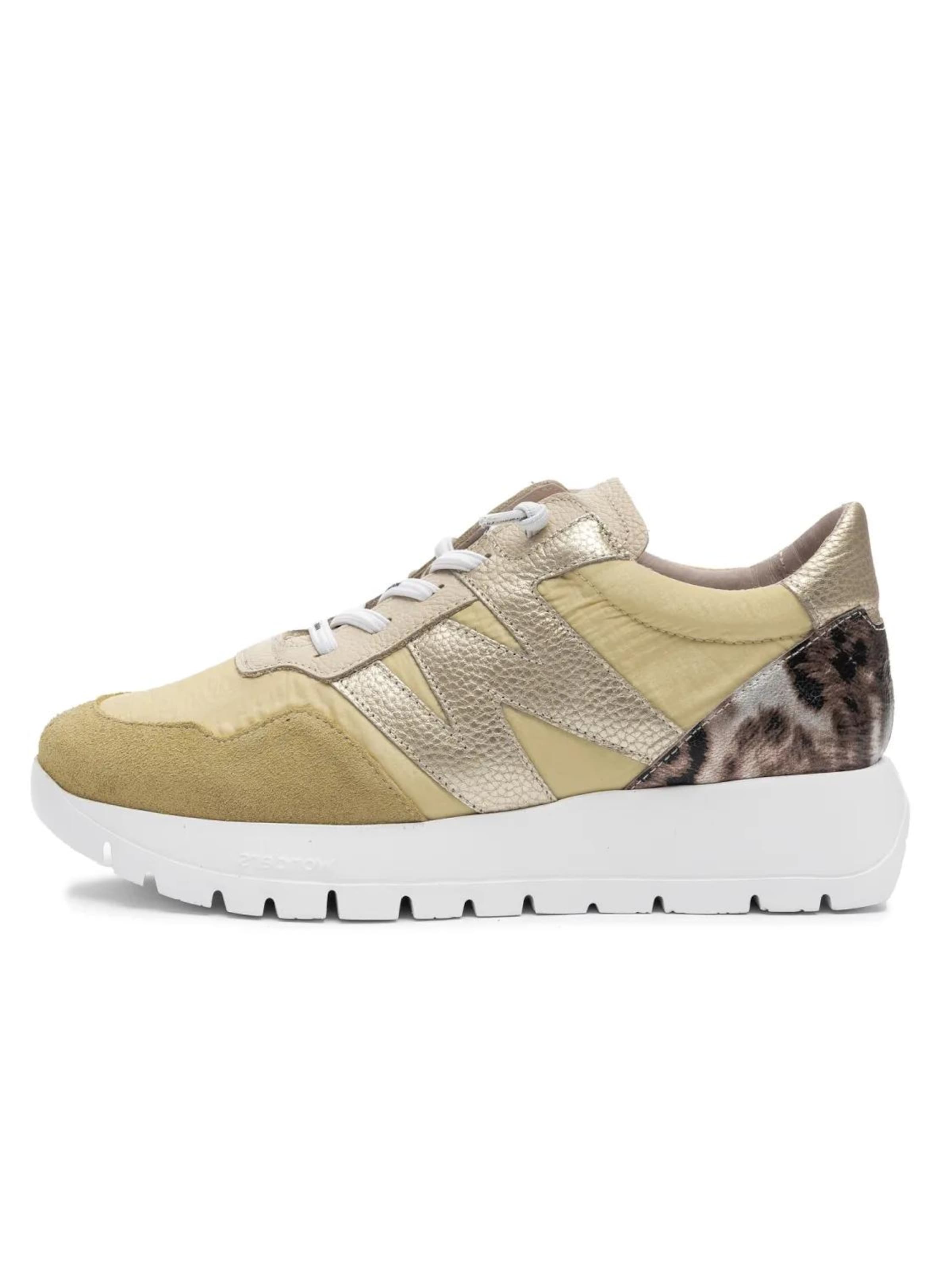 Wonders Sneaker low 'A-24100-VANILA-PL'‌‌‌ in Gelb: Vorderseite