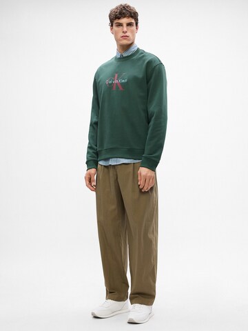 Felpa di Calvin Klein Jeans in verde