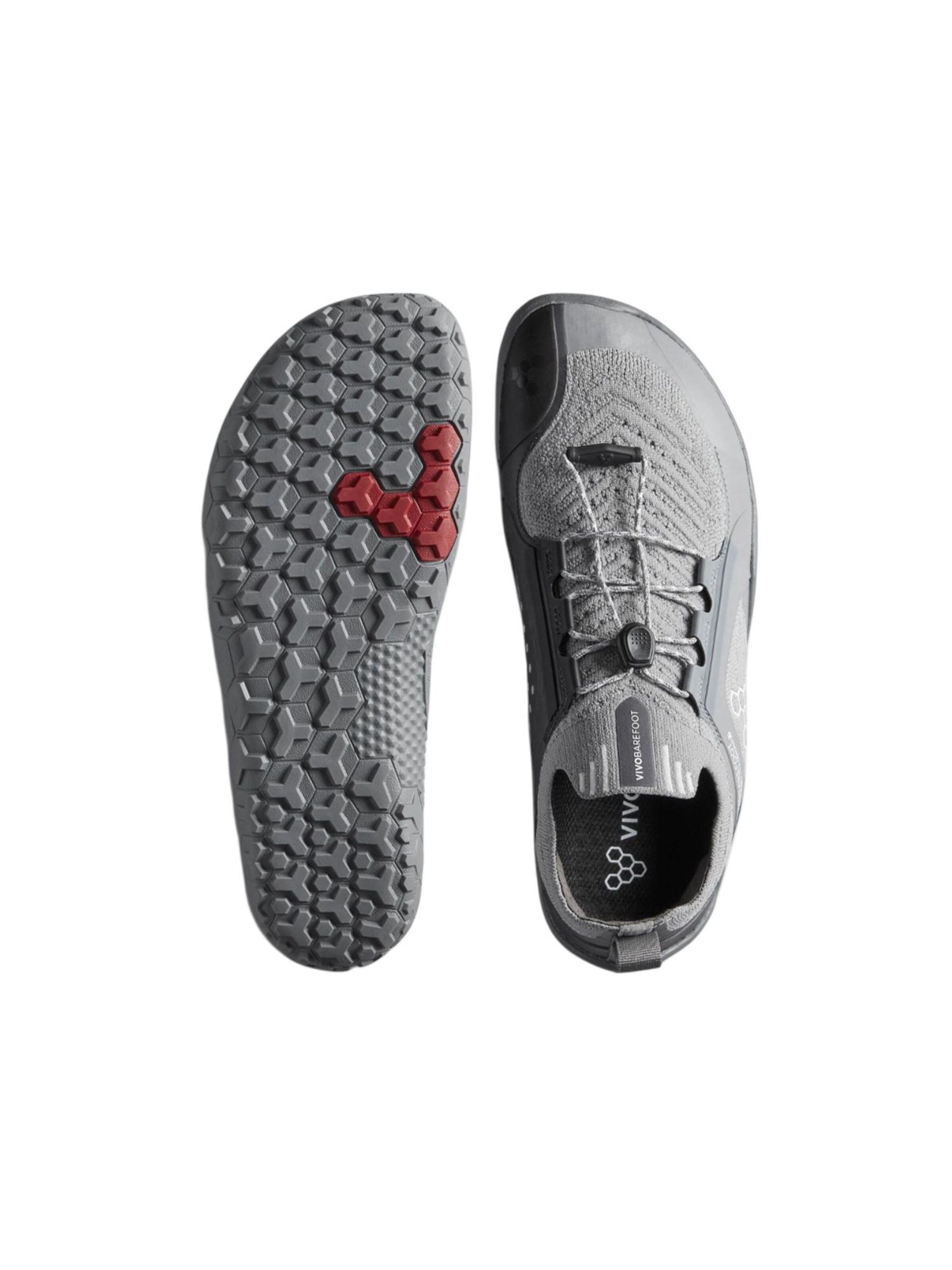 Chaussure basse 'PRIMUS TRAIL KNIT FG' Vivo Barefoot en gris