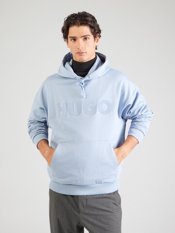HUGO Sweatshirt 'Ditchle' in Blau: Vorderseite