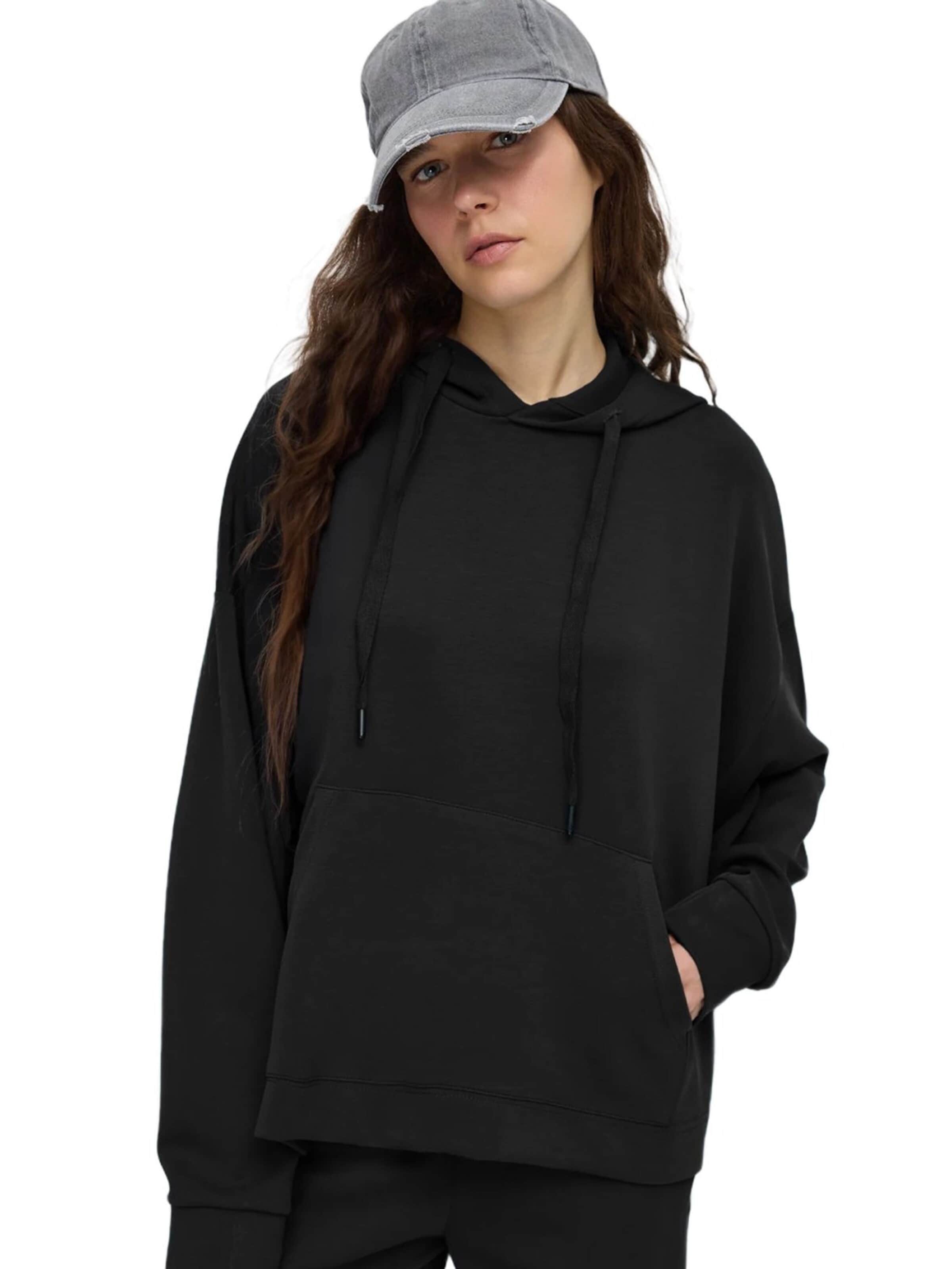 Sweat-shirt No Matter What en noir : devant