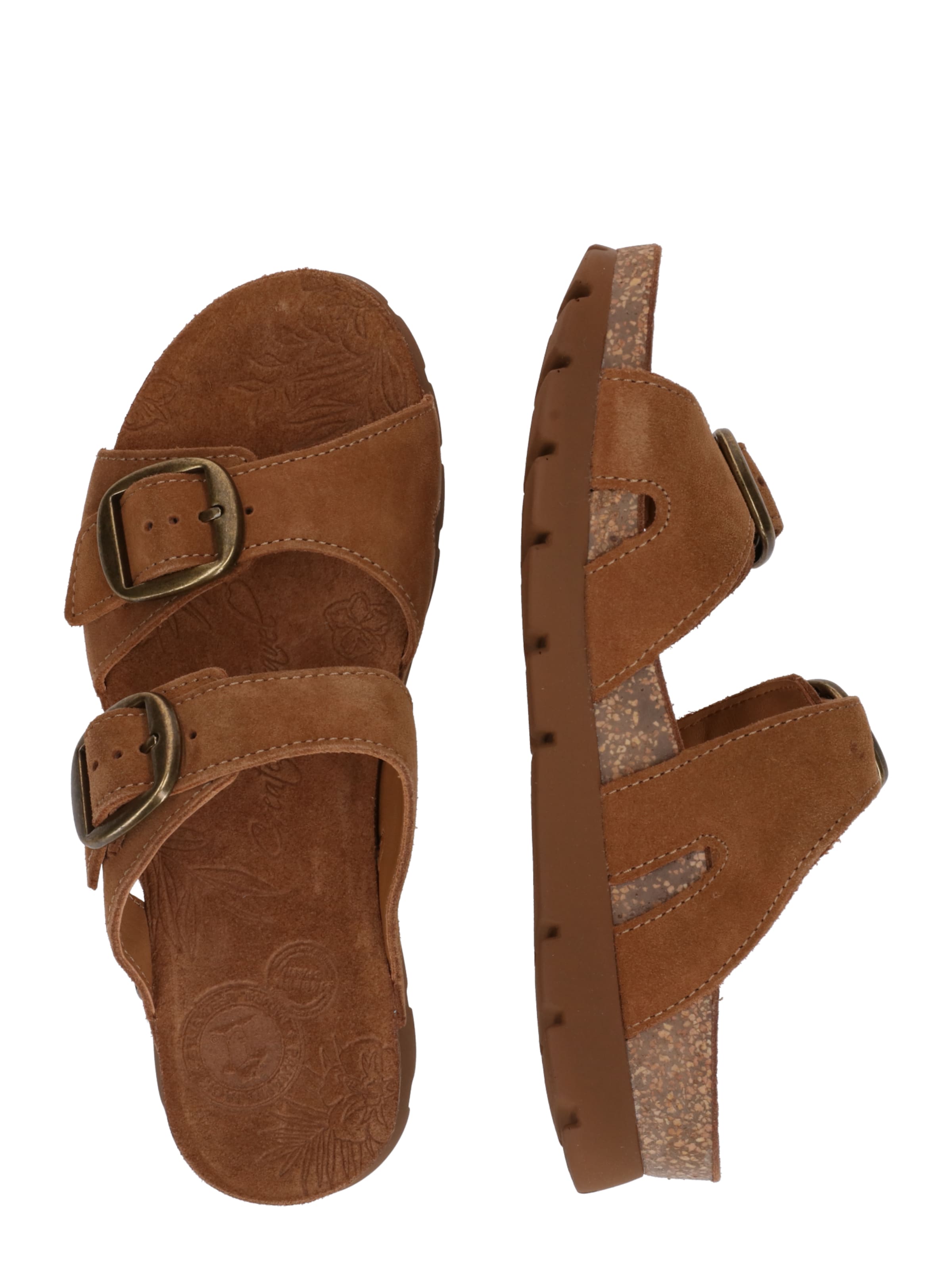 PANAMA JACK Pantofle 'Shirley' – hnědá