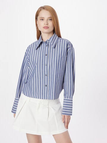 Banana Republic Blouse in Blauw: voorkant