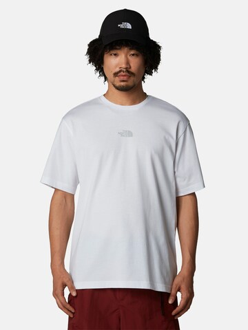 THE NORTH FACE - Camiseta 'U SS NEVER STOP' en blanco: frente