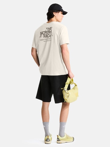 THE NORTH FACE Póló 'MOUNTAIN SKETCH' - fehér