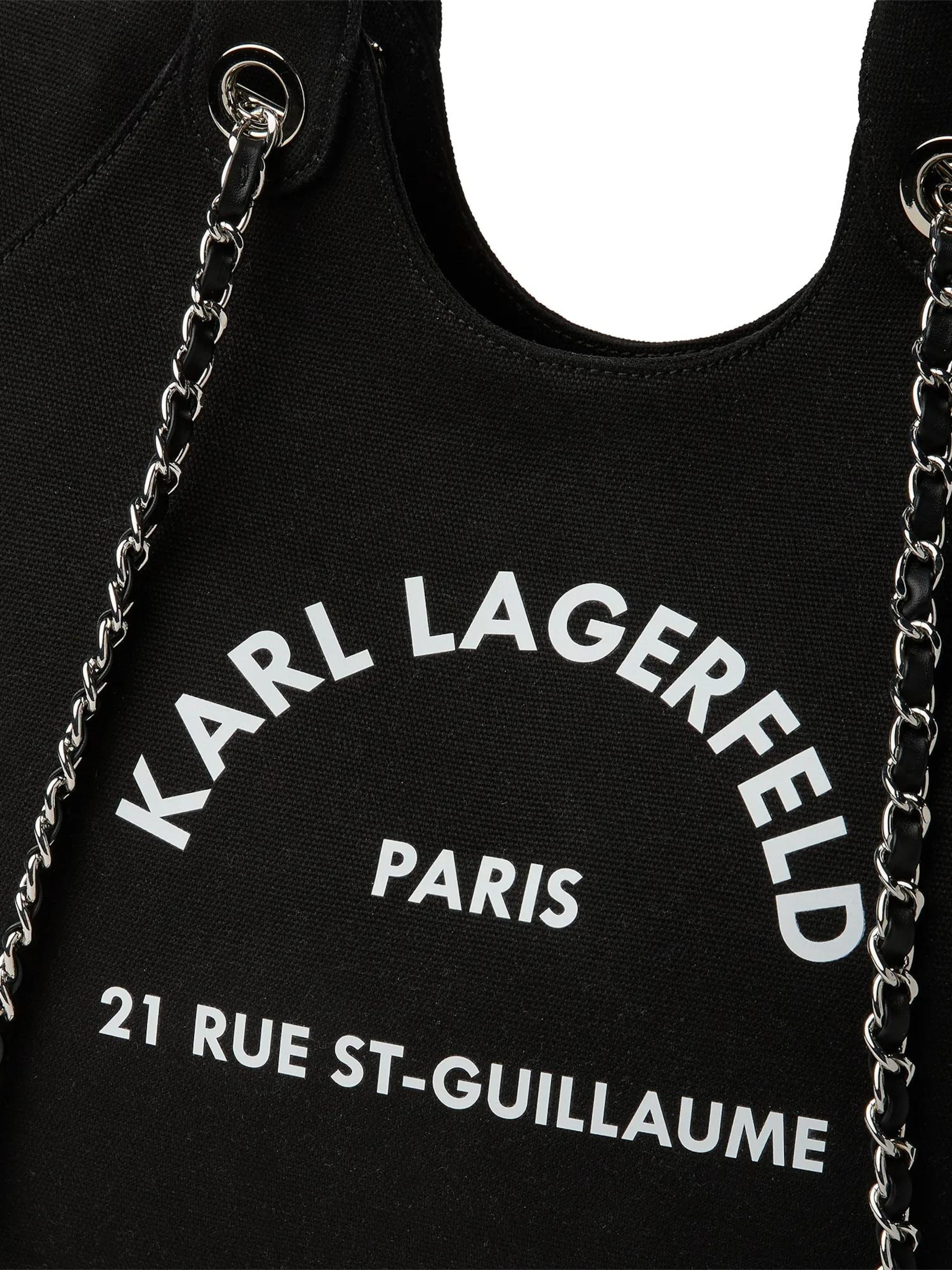 Karl Lagerfeld Torba shopper 'Rue St-Guillaume' w kolorze czarny