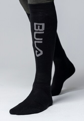 BULA Athletic Socks in Black: front