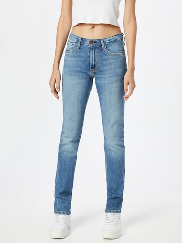 Coupe slim Jean 'Grace' Pepe Jeans en bleu : devant