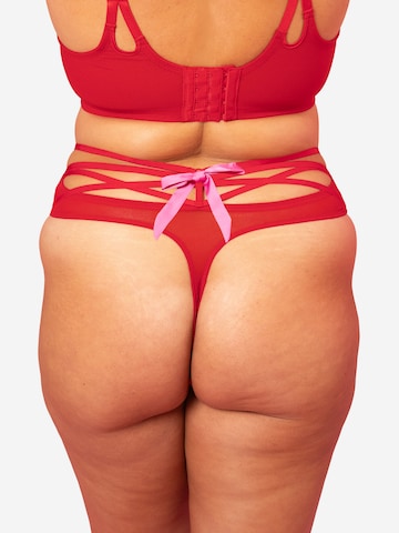 SugarShape - Tanga 'CHÉRIE CHÉRIE' en rojo