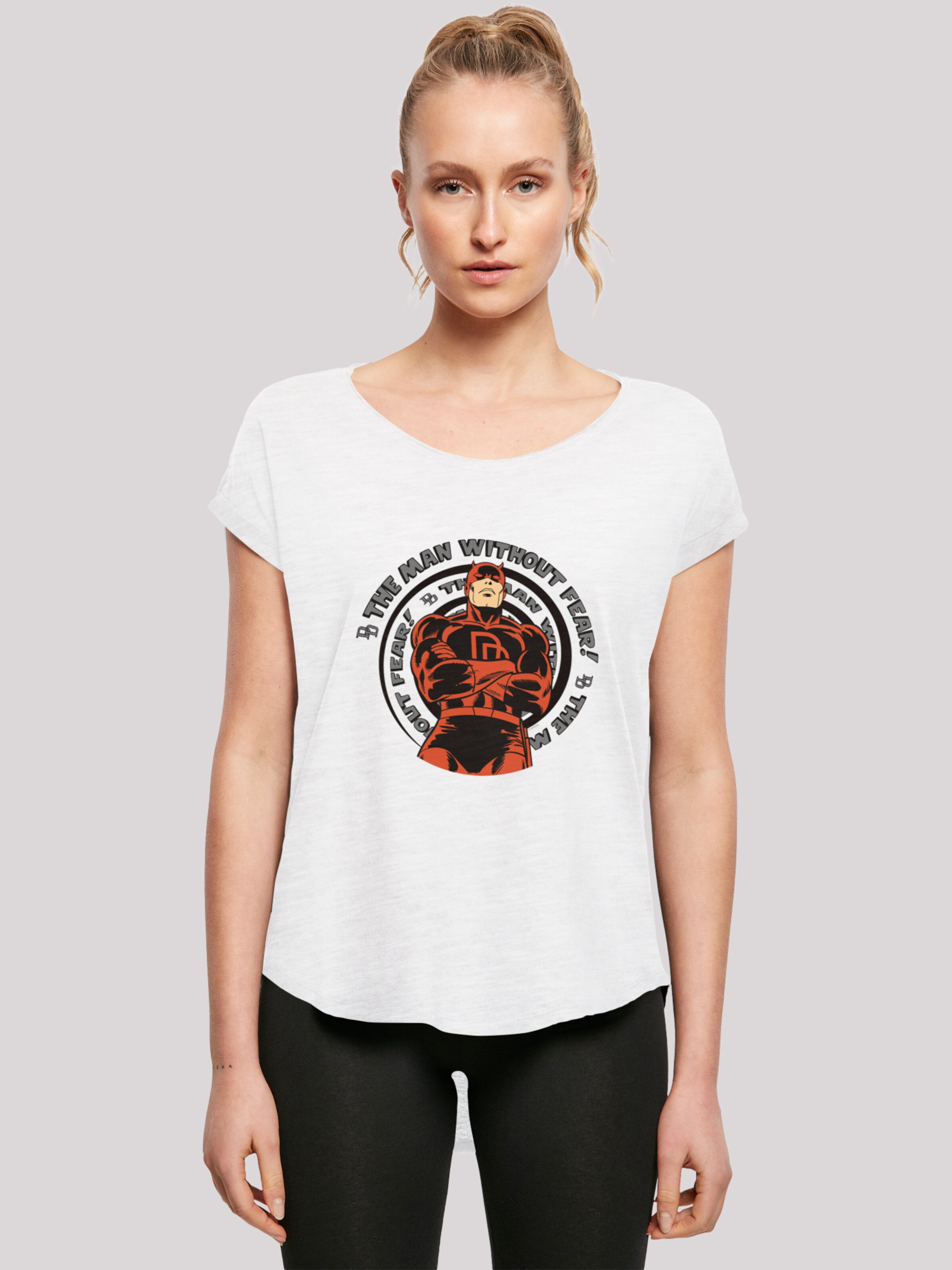 Frauen Shirts & Tops F4NT4STIC Shirt 'Marvel Daredevil Spiral' in Weiß - MK79166