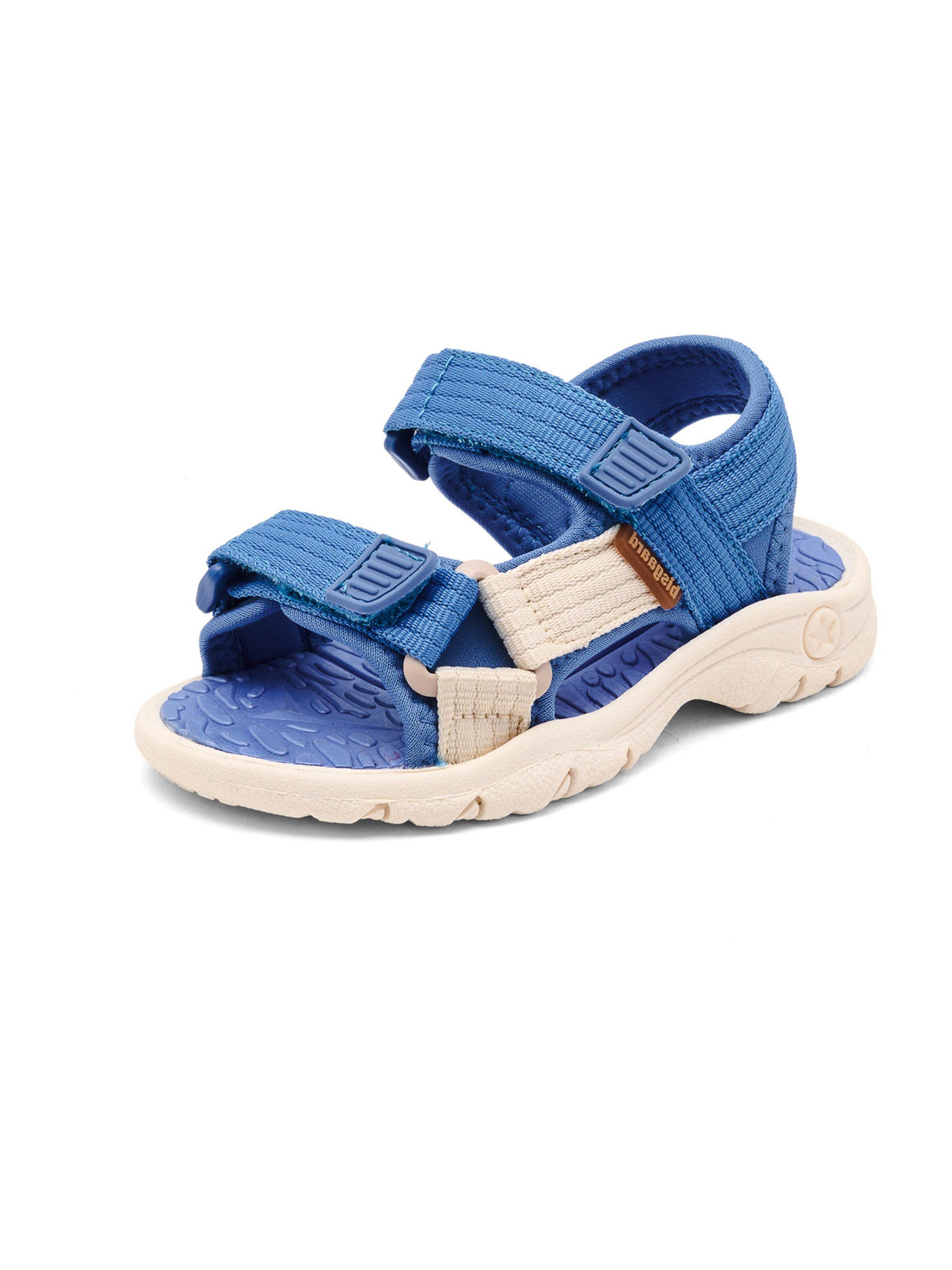 BISGAARD Odprti čevlji 'Nico' | modra barva: sprednja stran