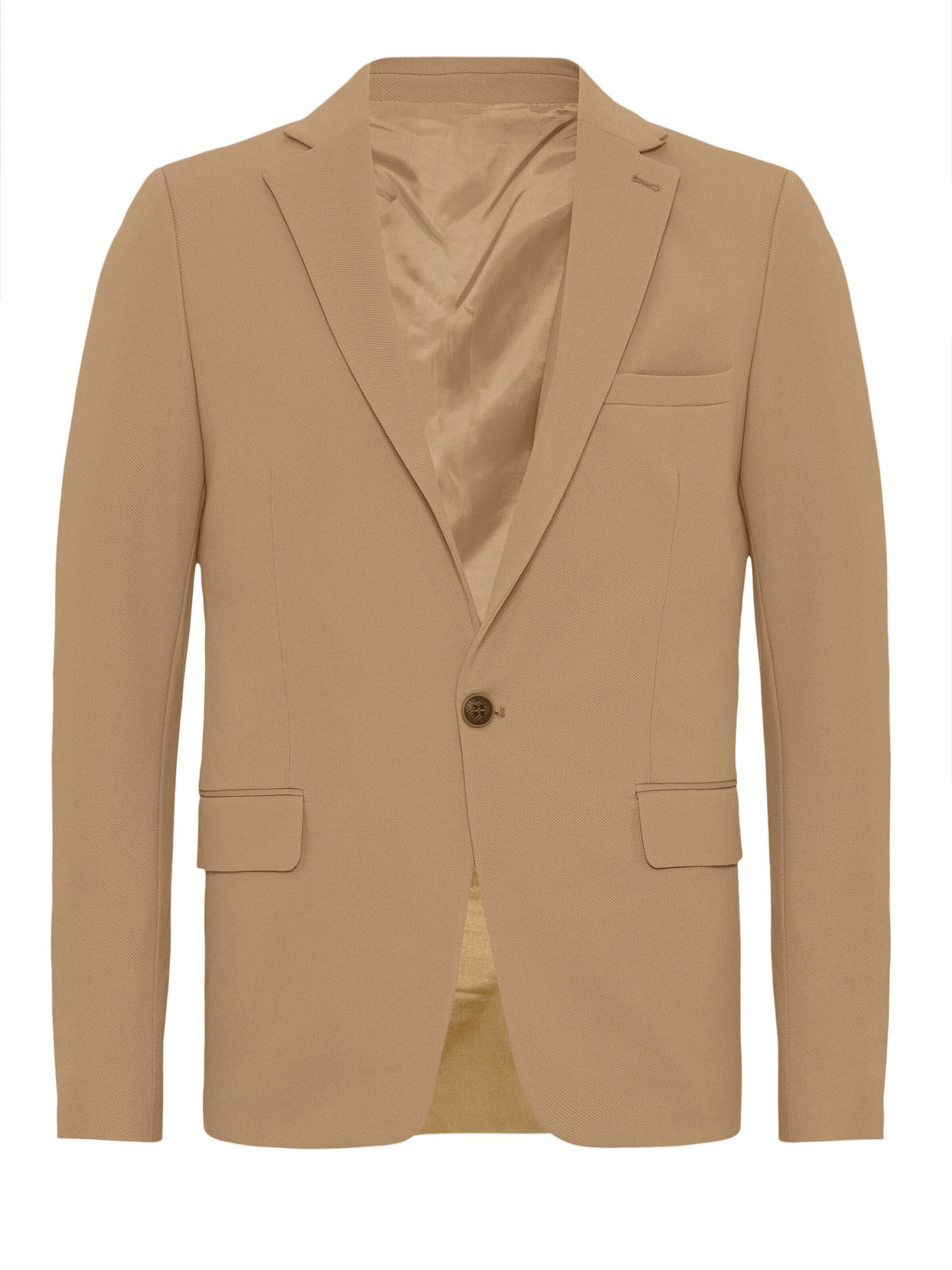 Daniel Hills Slim Fit Сако в кафяво: отпред