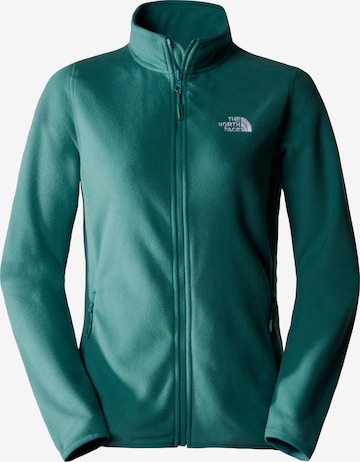 THE NORTH FACE Athletic Fleece Jacket '100 Glacier' in Green: front