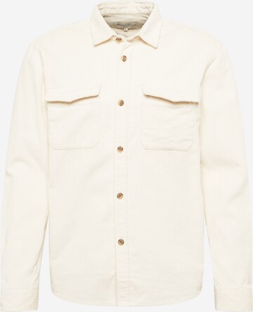 TOM TAILOR DENIM Regular fit Button Up Shirt in Beige: front