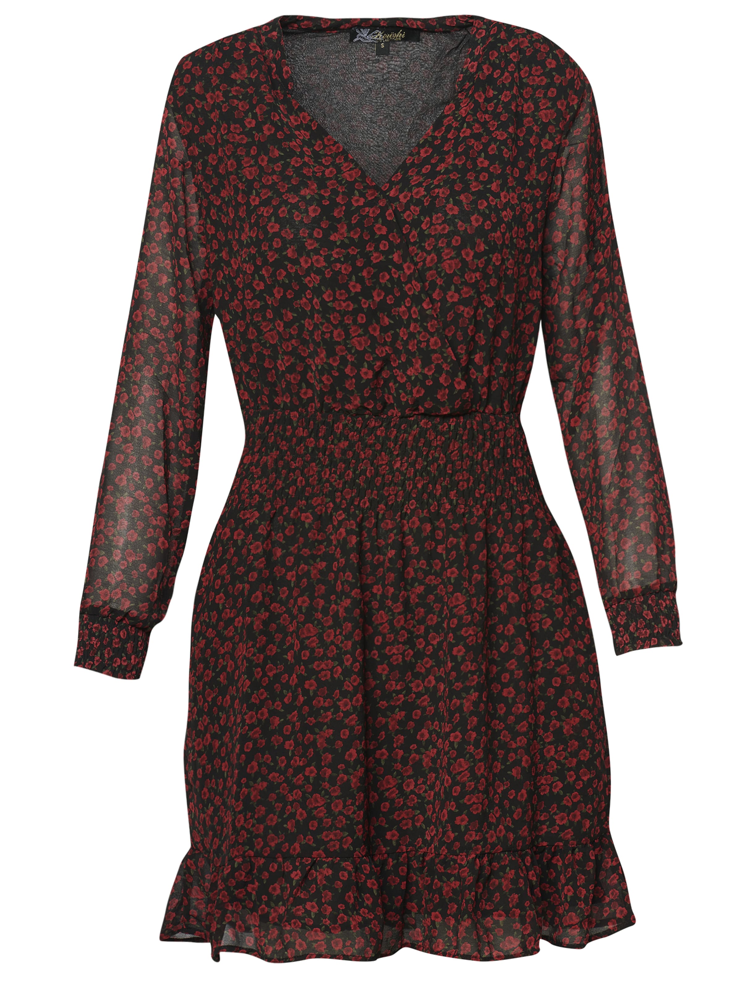 KOROSHI Mekko värissä viininpunainen / musta, Tuotenäkymä