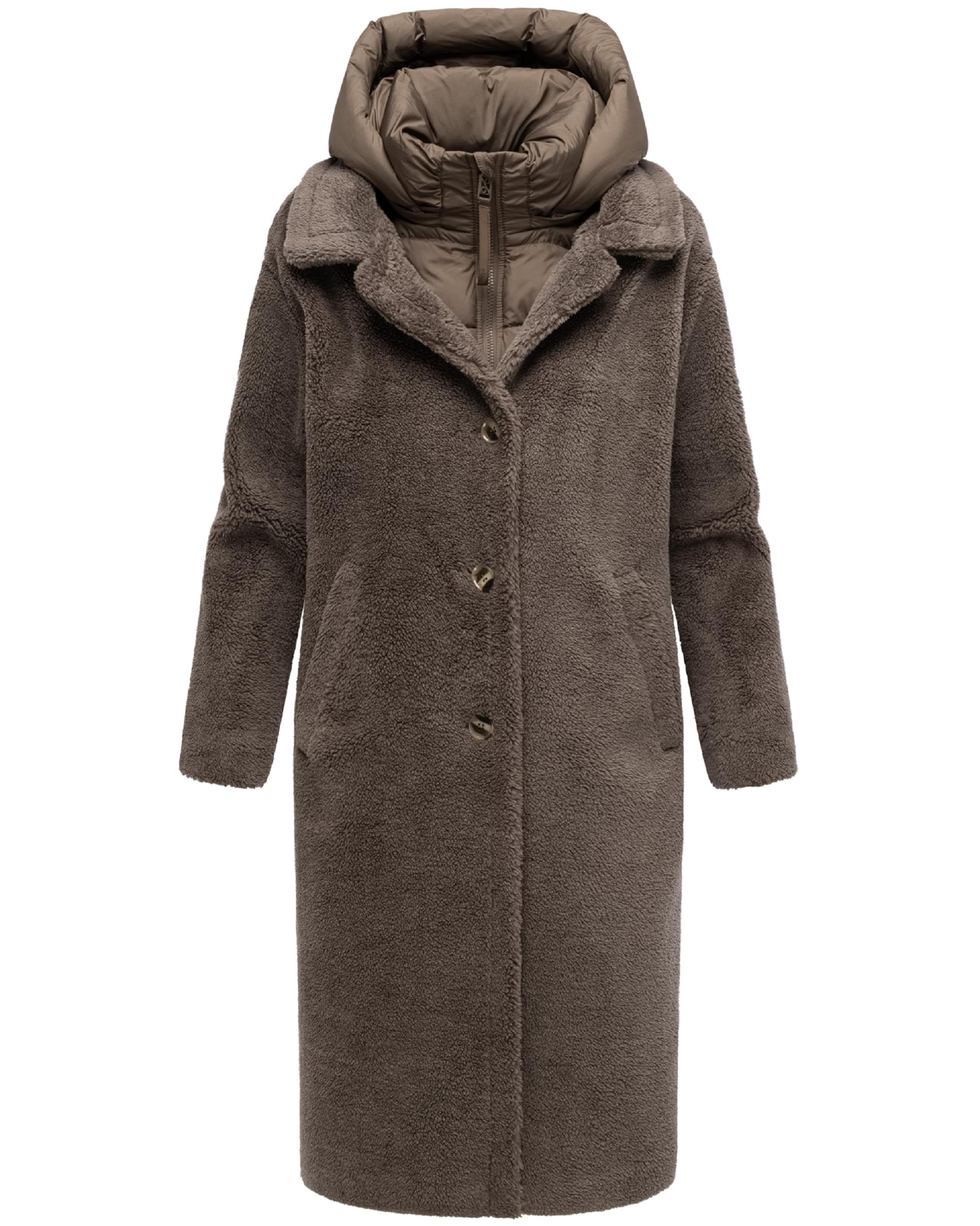 Manteau d’hiver NAVAHOO en marron : devant