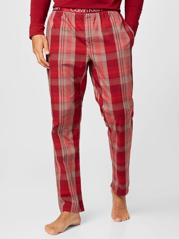 Calvin Klein Underwear Pyjama lang in Rood