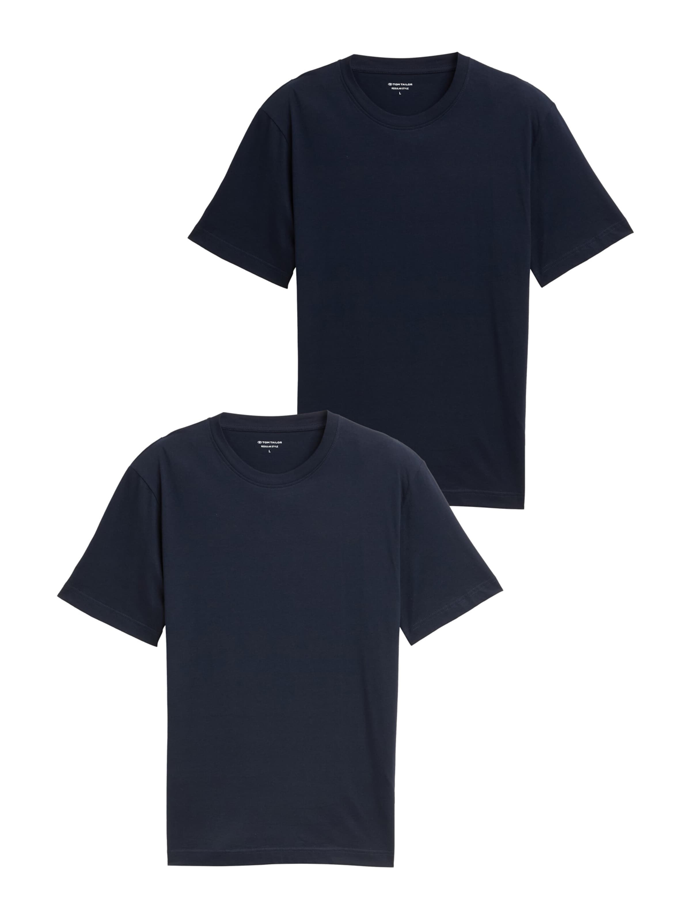 TOM TAILOR Shirt in Blauw: voorkant