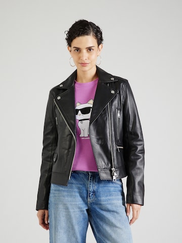Karl Lagerfeld Overgangsjakke i sort: forside