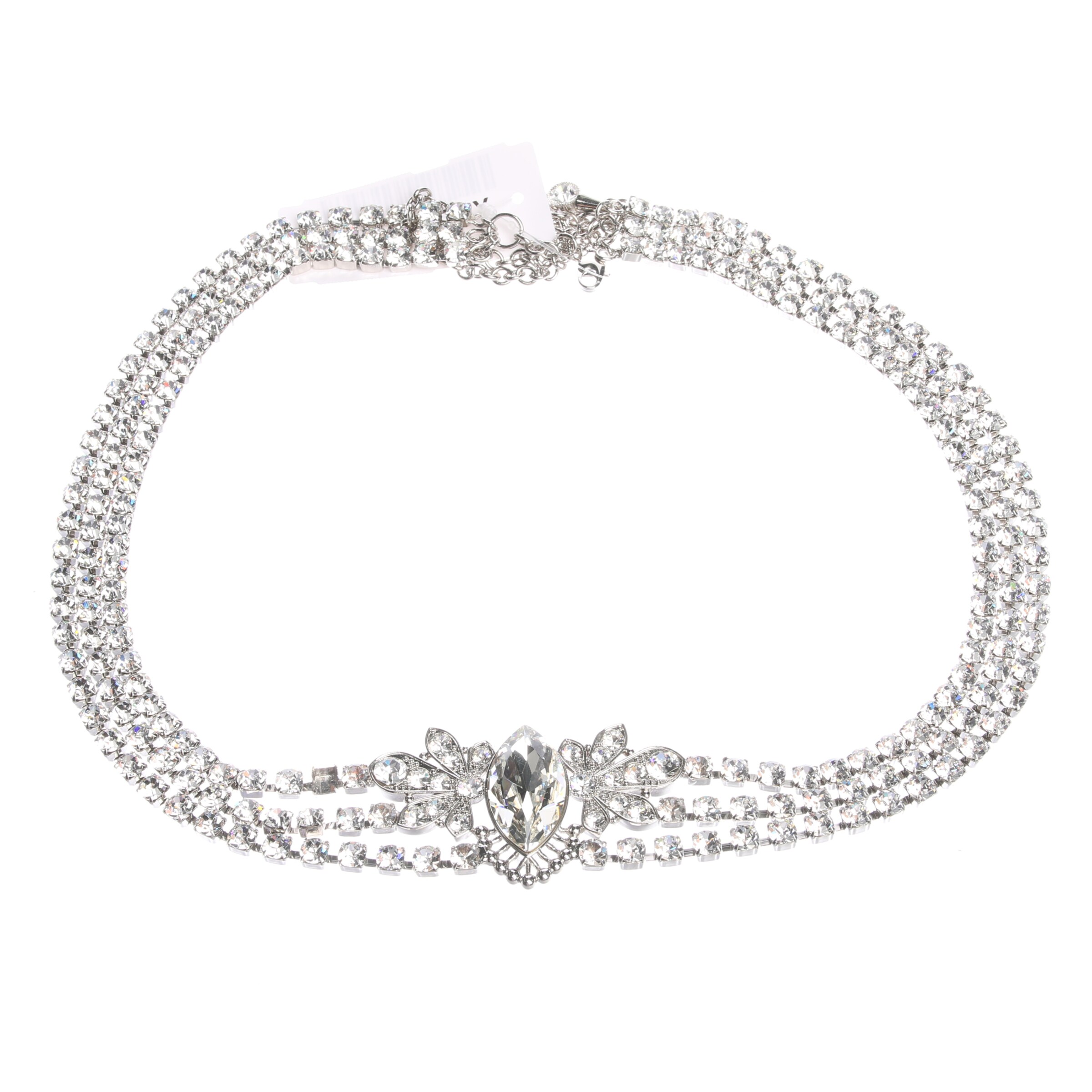 paco rabanne Gürtel M in Silber: Vorderseite