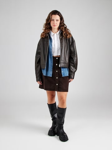 Fustă 'VMCetta' de la Vero Moda Curve pe maro