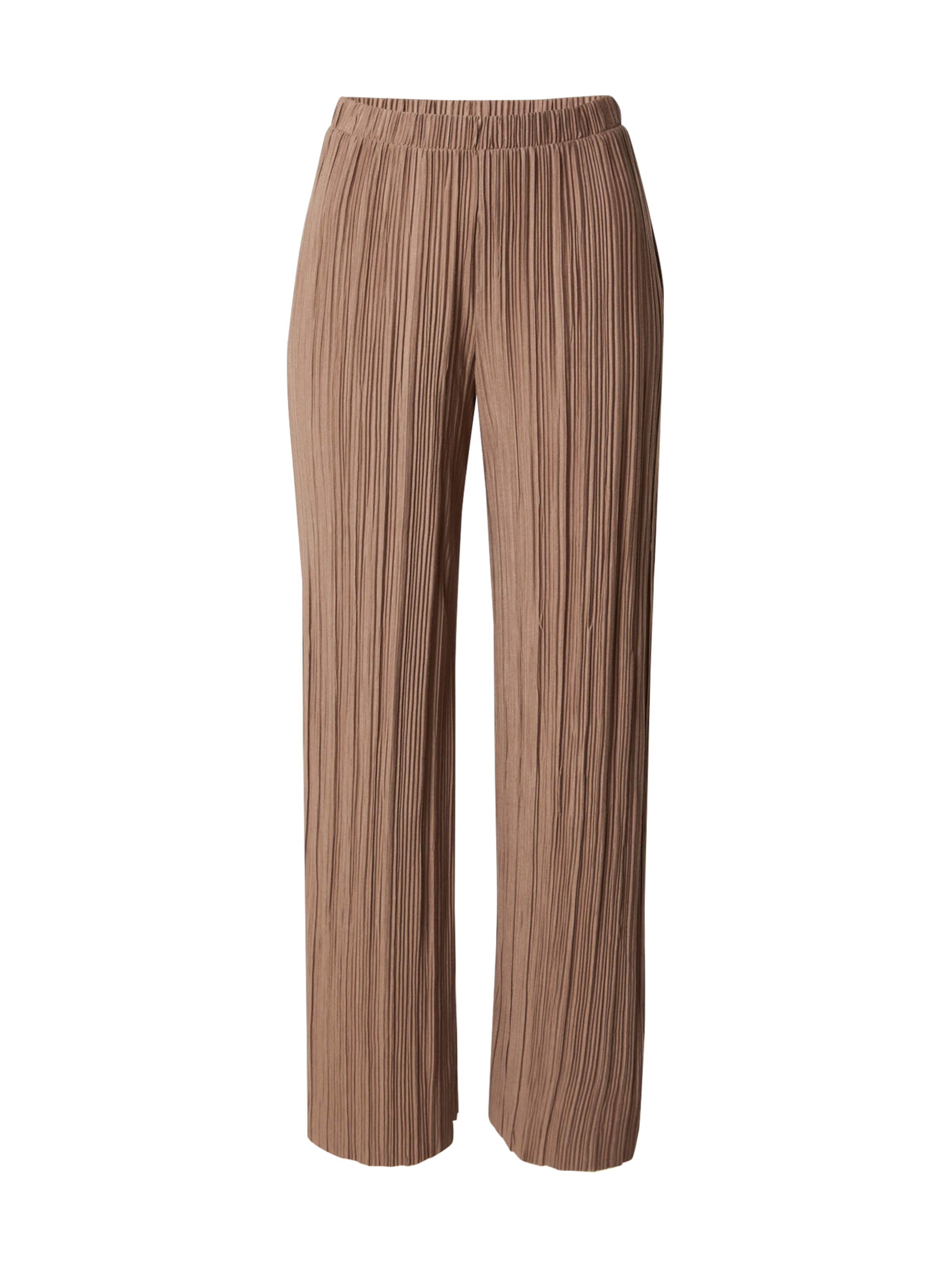 Wide Leg Pantalon VILA en marron : devant