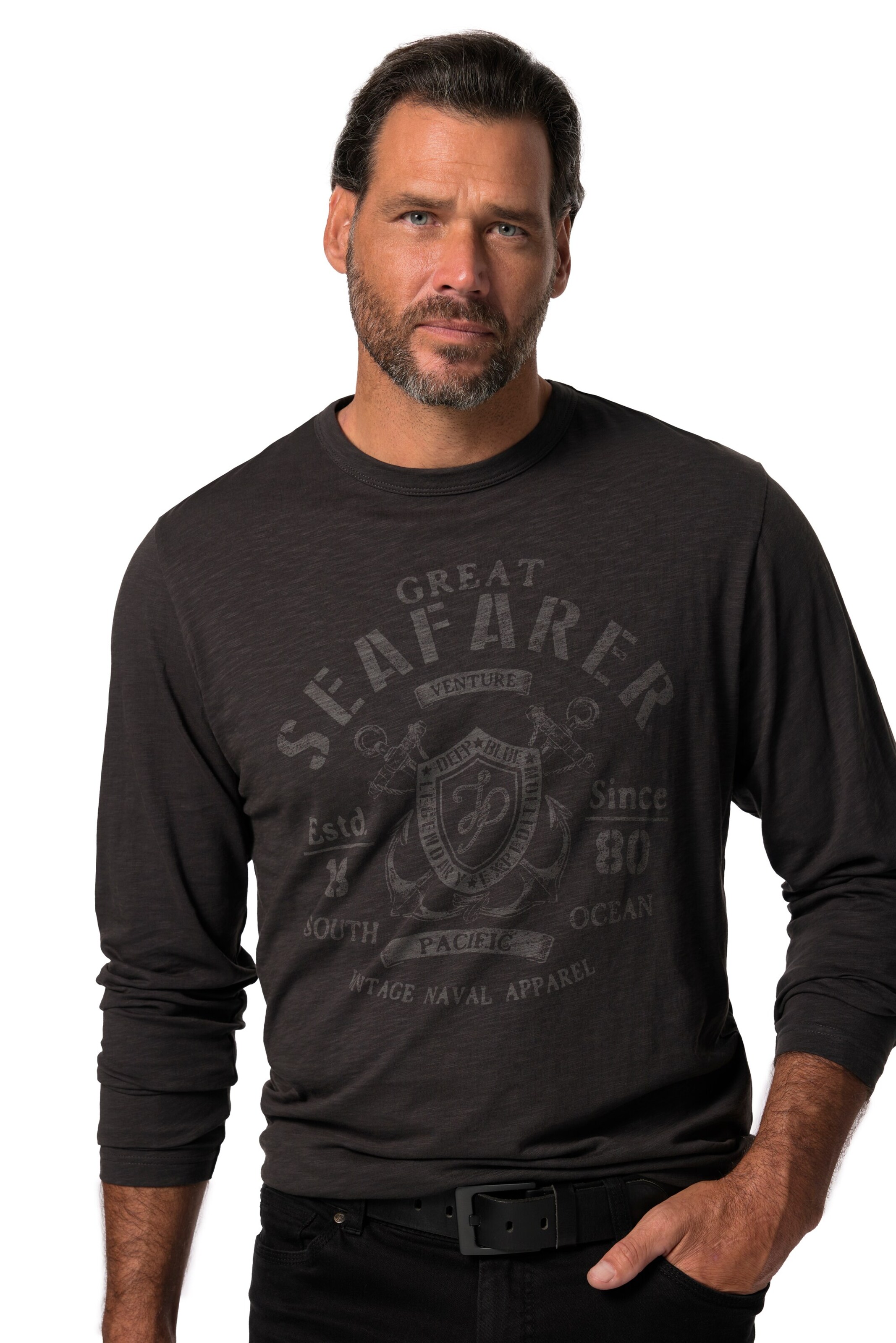 JP1880 Shirt in Grey: front