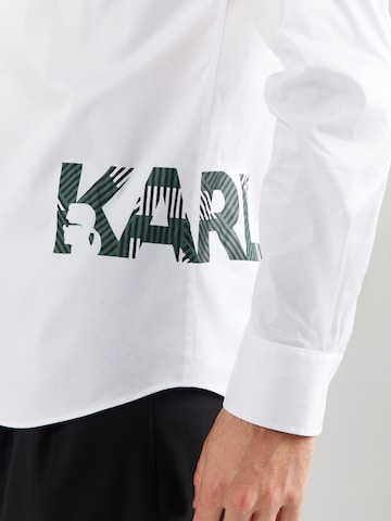 Karl Lagerfeld - Ajuste regular Camisa en blanco