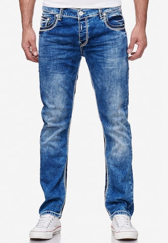 Rusty Neal Regular Jeans 'LEVIN 4' in Blauw: voorkant