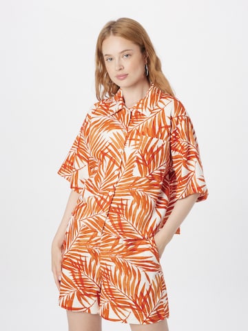ONLY Blus 'LISA' i vit: framsida