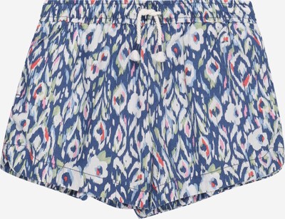 OshKosh Shorts in taubenblau / pastellgrün / hellrot / weiß, Produktansicht