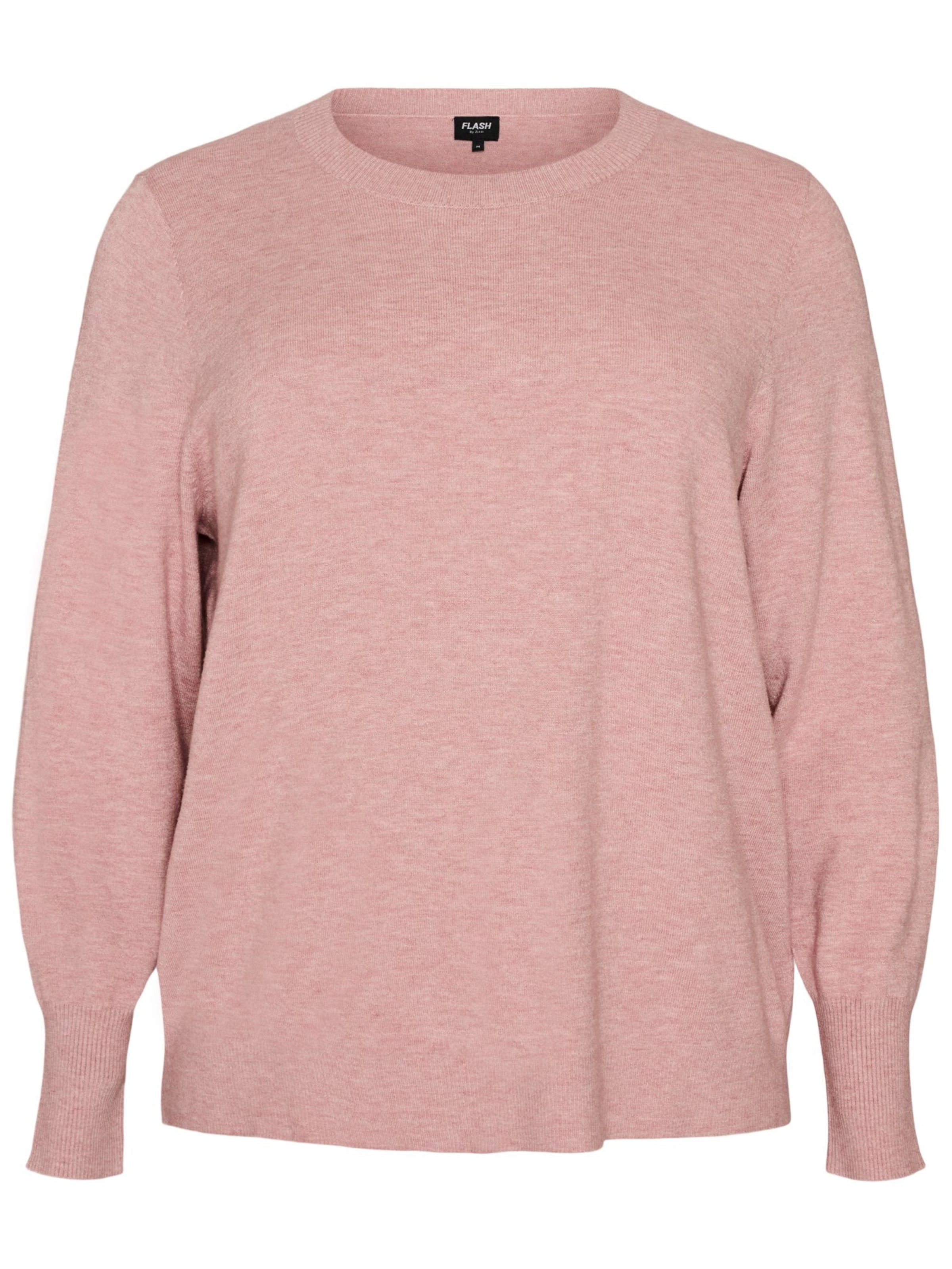 Zizzi - Sudadera en rosa: frente