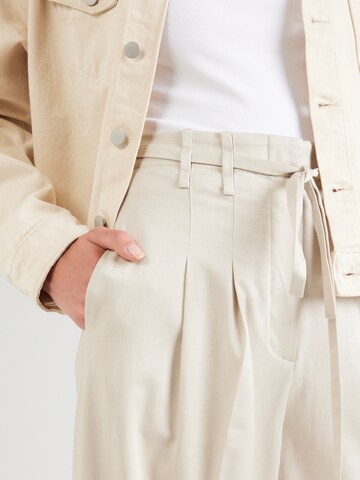 & Other Stories Wide leg Bandplooibroek in Beige