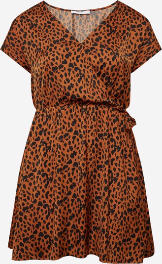 ABOUT YOU Curvy Kleid 'Mirell' in cognac / schwarz, Produktansicht