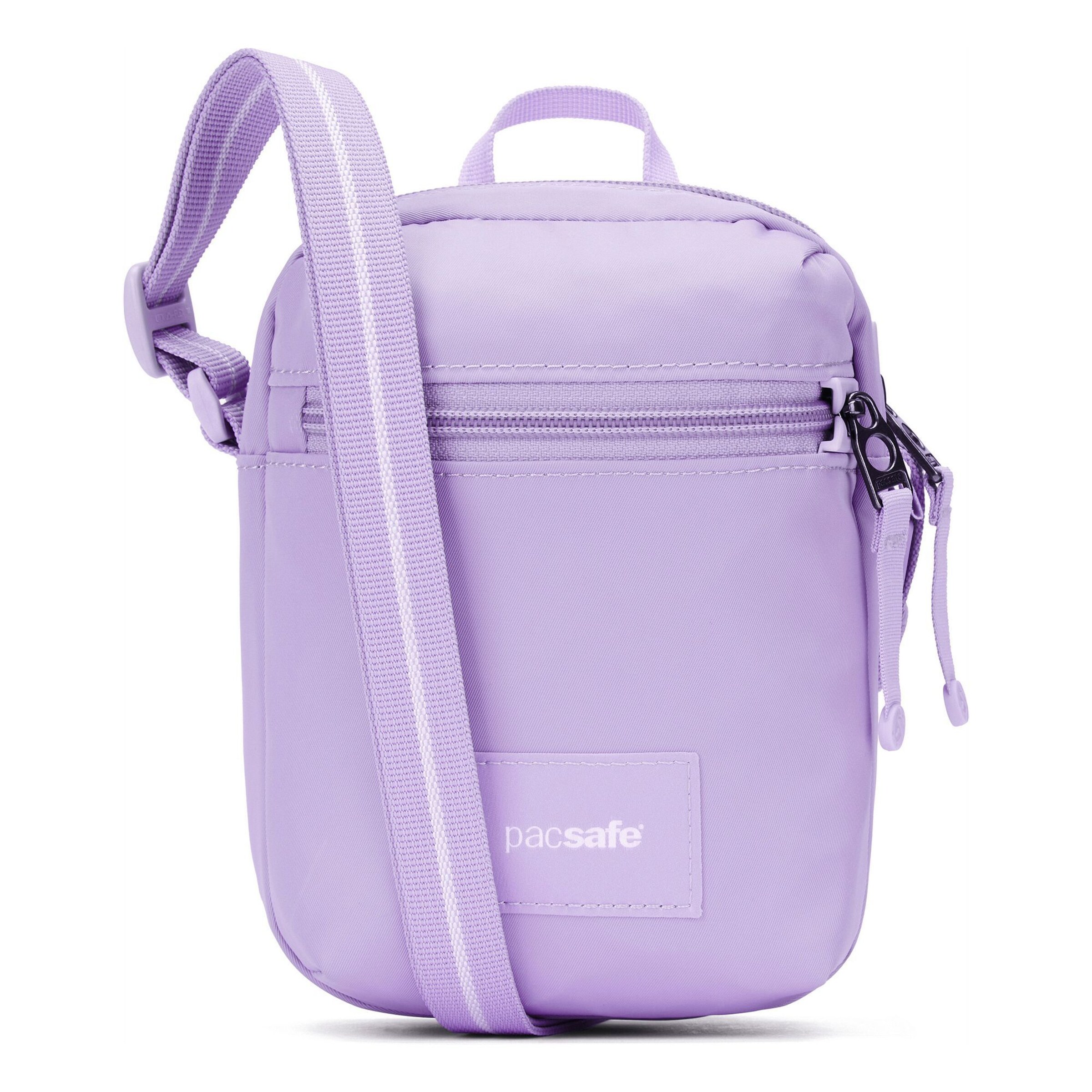 Pacsafe Crossbody Bag in Purple: front