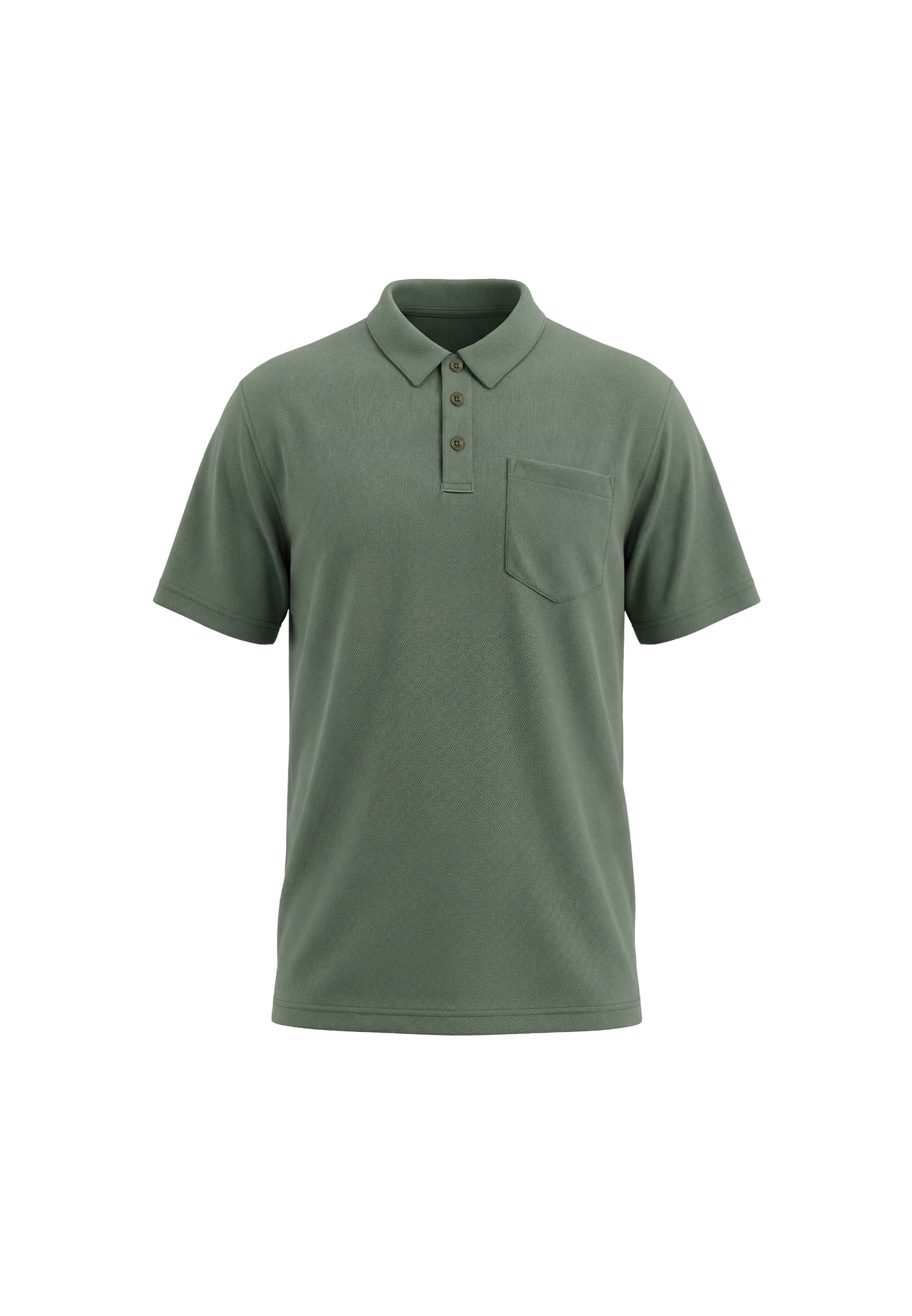 Mo ATHLSR Shirt in Groen: voorkant