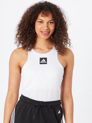 Sport top 'Paris' de la ADIDAS SPORTSWEAR pe alb: față