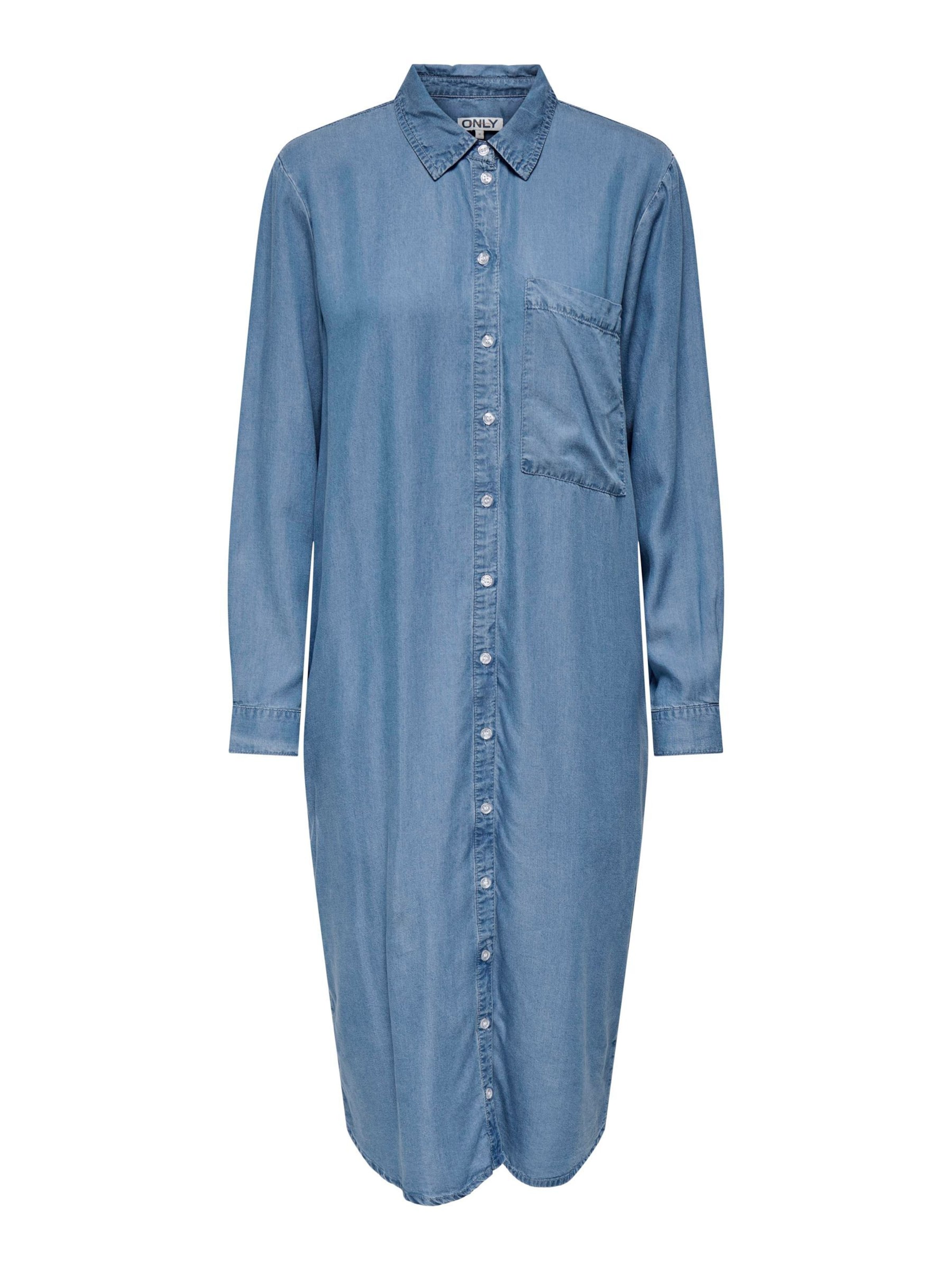 ONLY Shirt dress 'ONLPema' in Blue: front